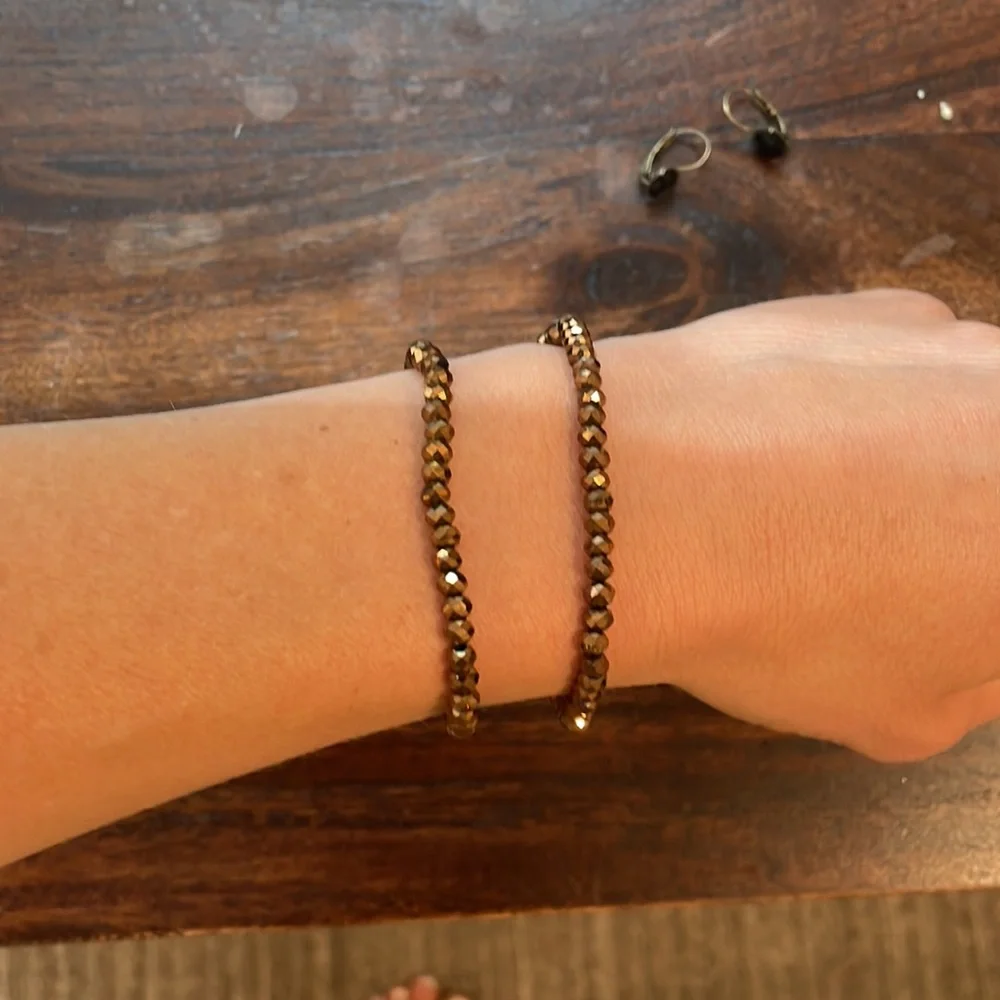 Beaded bracelets- bronze - Picture 3 of 3